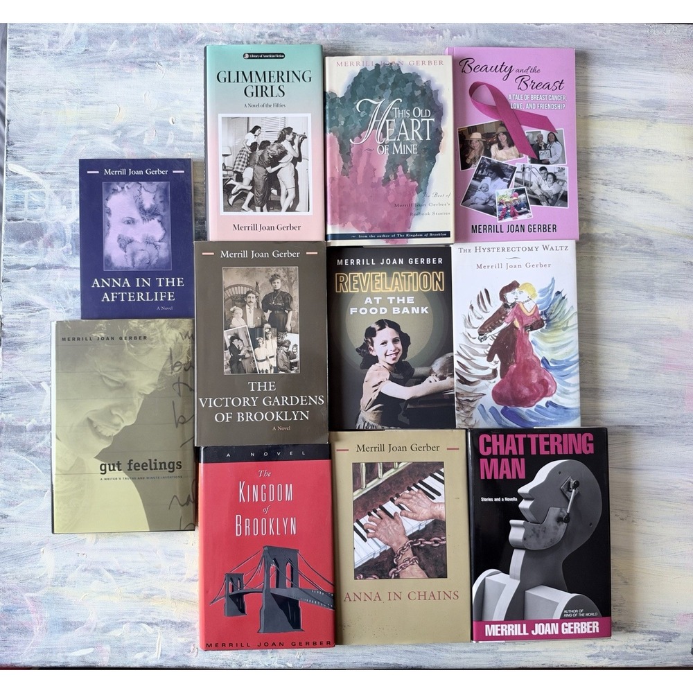 Merrill Joan Gerber Signed Book Lot 11 Autographed Inscribed Novels Memoirs